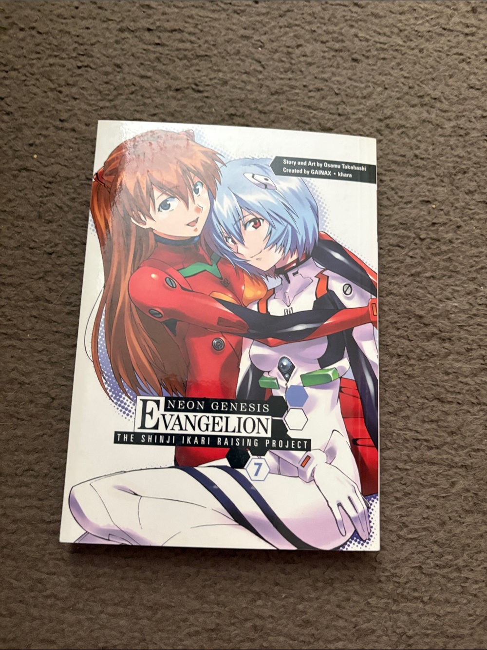 Neon Genesis Evangelion Volume 7 Manga - Red & White Cover